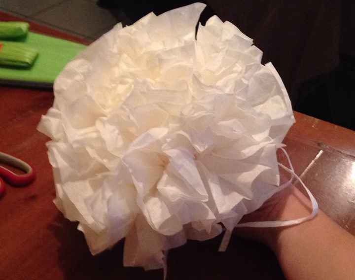 Fleur en papier de soie achat ou diy - 1