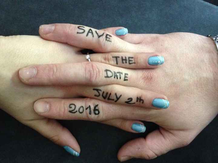 Envoie des save the date - 1