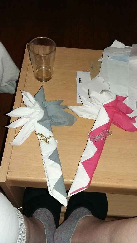 Mes pliage de serviette homme et femme - 1