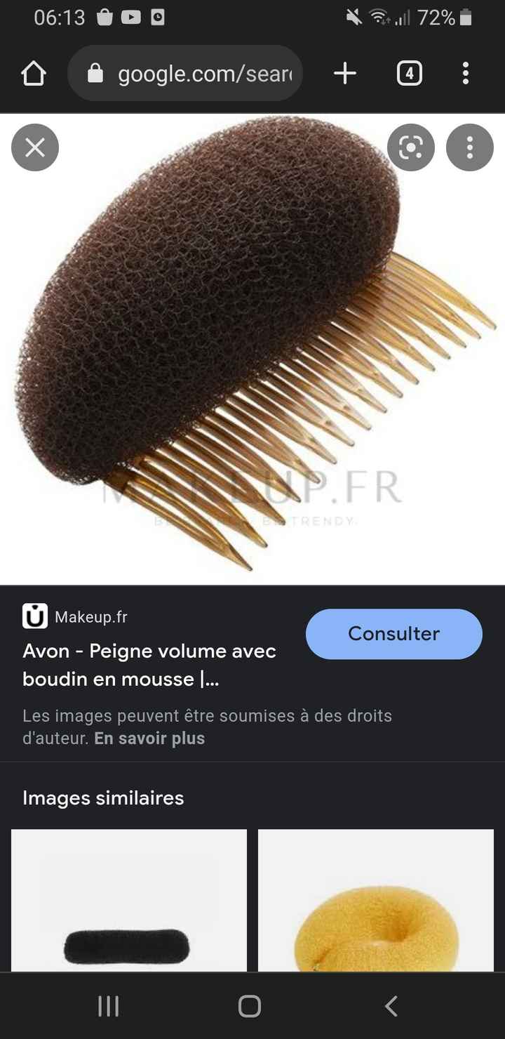 Aide chignon avec cheveux et peu de masse (post accouchement) - 1