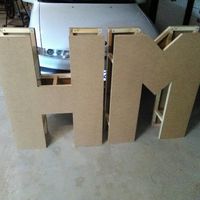 Lettres géantes - 1