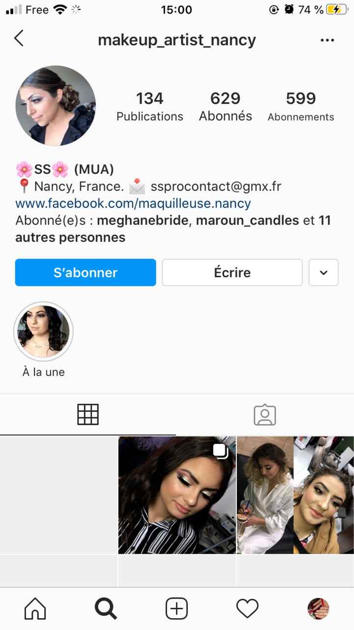 Coiffeuse maquilleuse + Cameraman photographe 54000 - 1