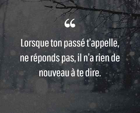Le passé