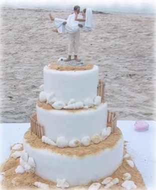gâteau plage