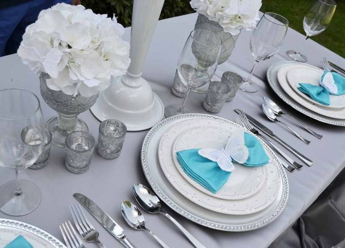 Deco turquoise blanc