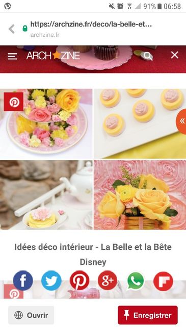Quel couleur de bouquet : thème "la belle et la Bête " 5