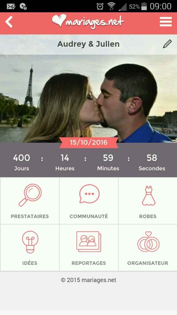 J - 400, youhou ça approche! - 1