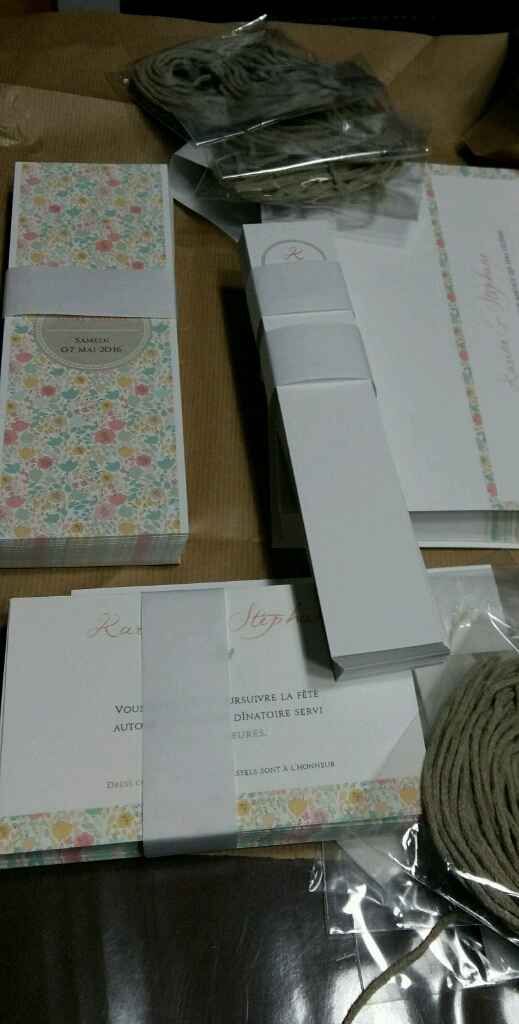 Faire part reçus enfin - 2