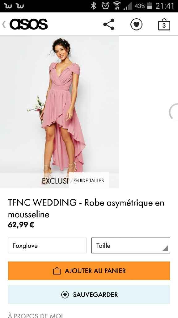 Robes demoiselles d'honneur - 1