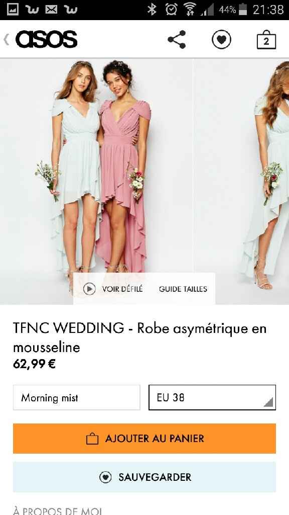 Robes demoiselles d'honneur - 2