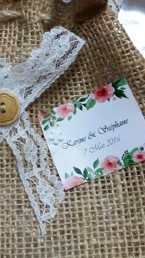 Étiquettes cadeaux des invités - 1