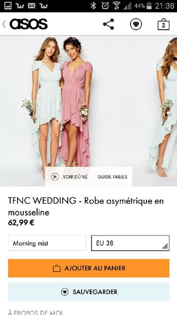 Robes demoiselles d'honneur - 2