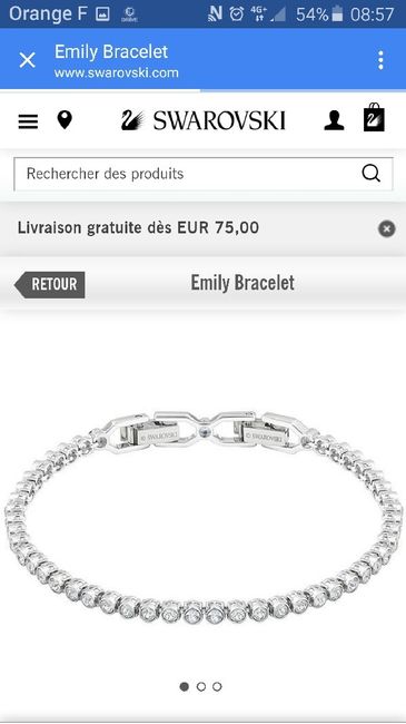 Besoin de vos avis, j'hésite entre 2 bracelets swarovski - 2