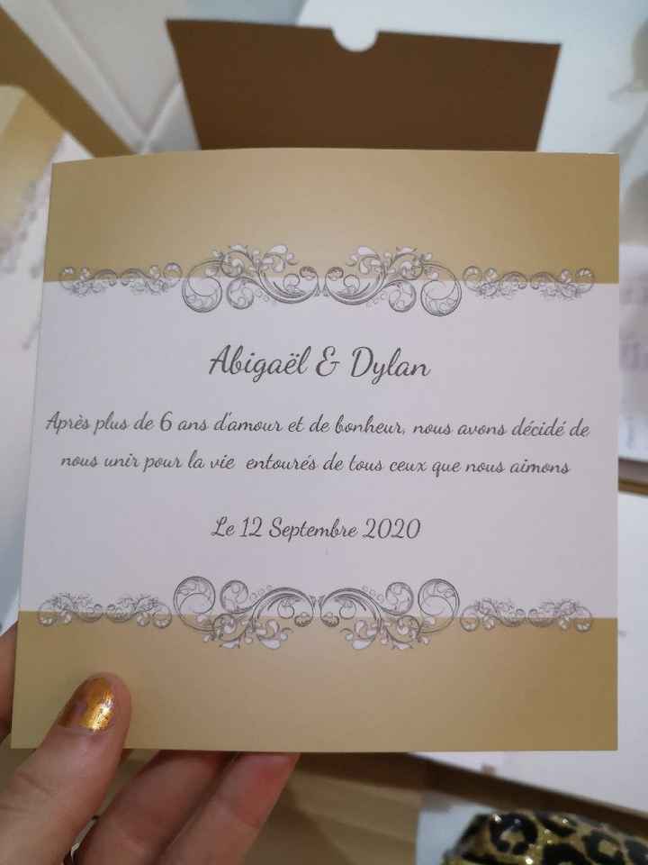 Faire-part reçus ! - 1