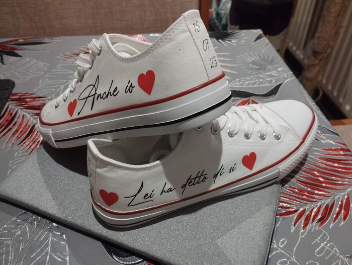 Customisation diy chaussures dentelle & nœuds 🩰🎀 7