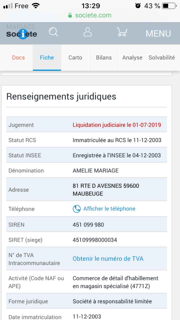 Fermeture : Mariées d'aphrodite portet sur garonne - 1