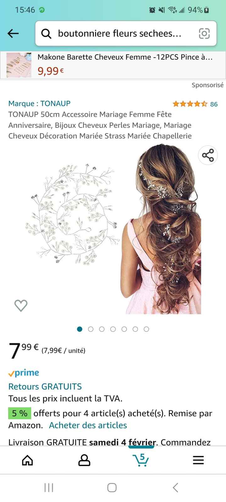 Accessoire cheveux : doré ou argenté ? - 1