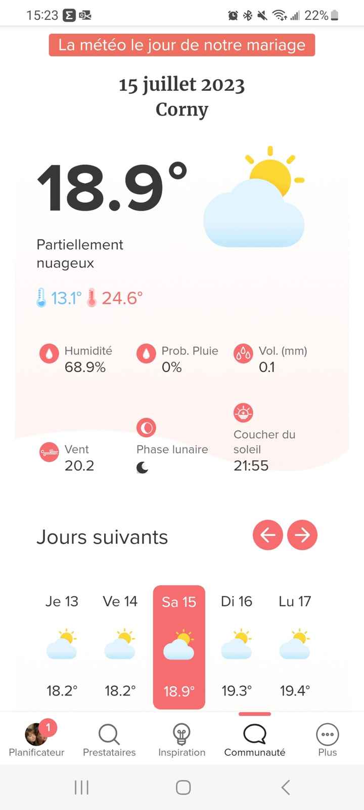 Mariages.net te prédit la météo de ton mariage ☀️😳 - 1
