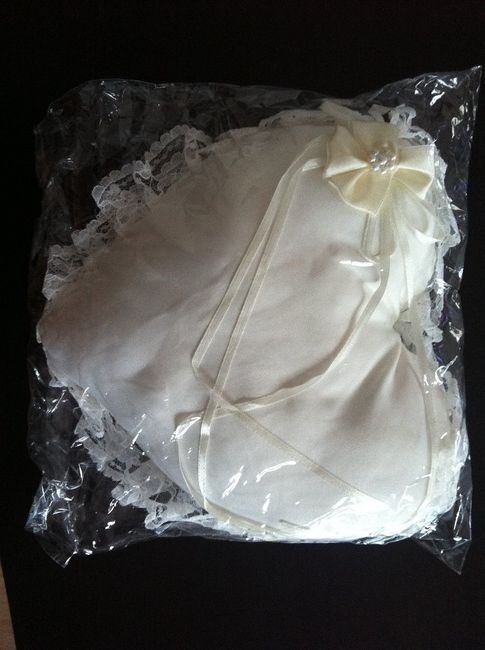 Coussin alliance ivoire NEUF 2/2