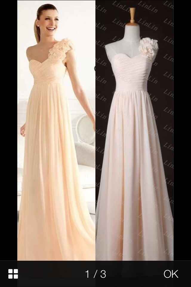 La robe de mes demoiselles d honneur 