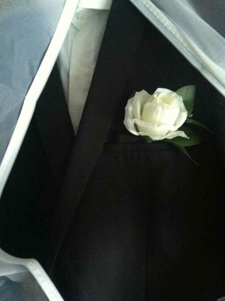 Boutonniere pour mon chéri 