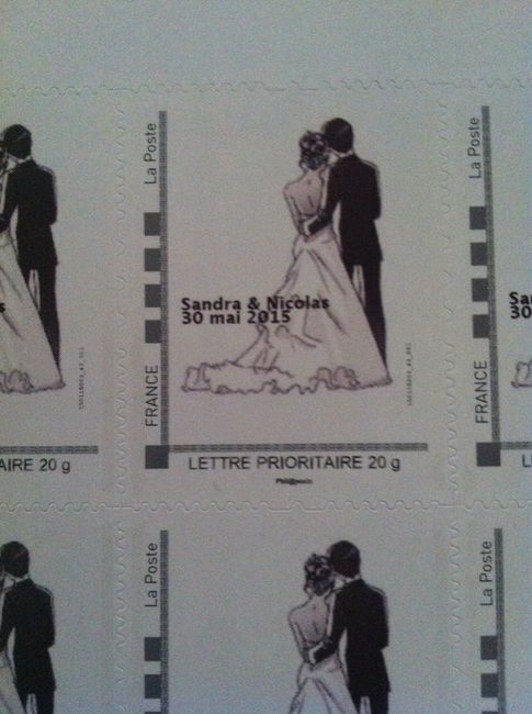 Nos timbres personnalises 