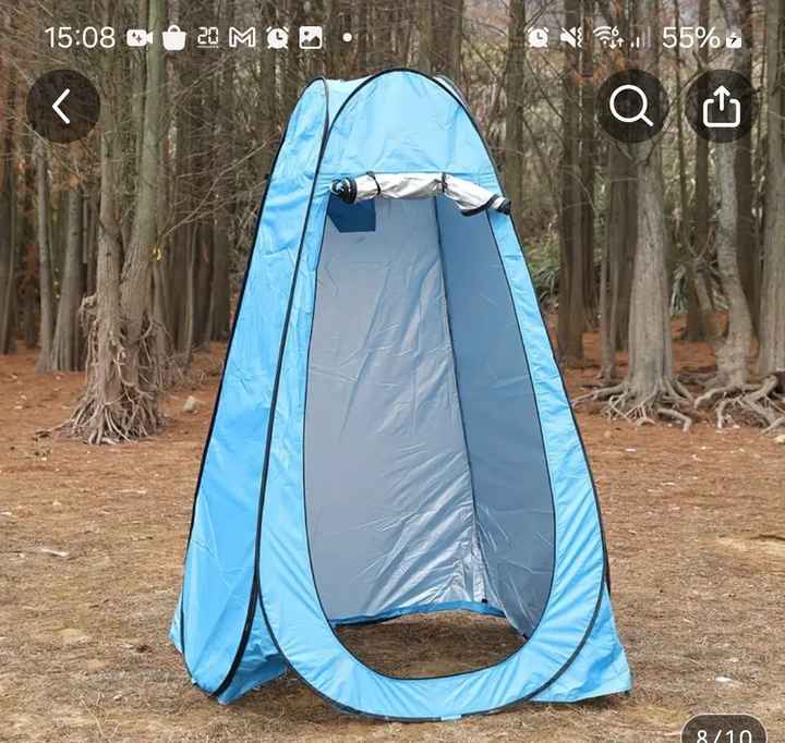 Décoration tente en tissus pour "cabine téléphonique " - 1