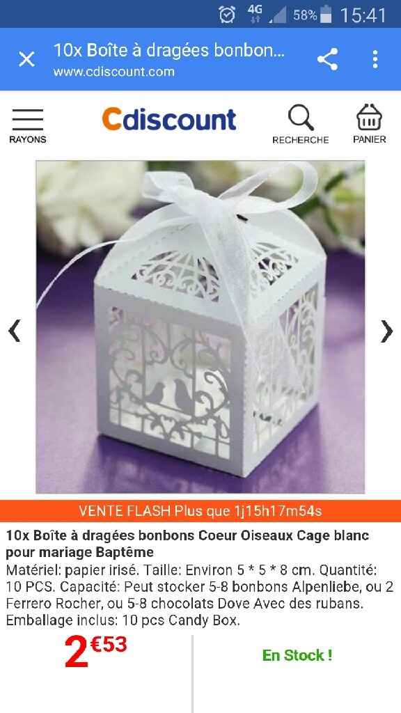 Boîte à dragées.  .