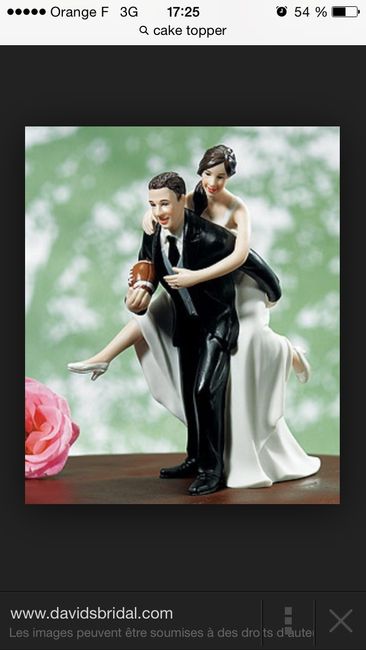 Idée pour figurine de la pièce montée