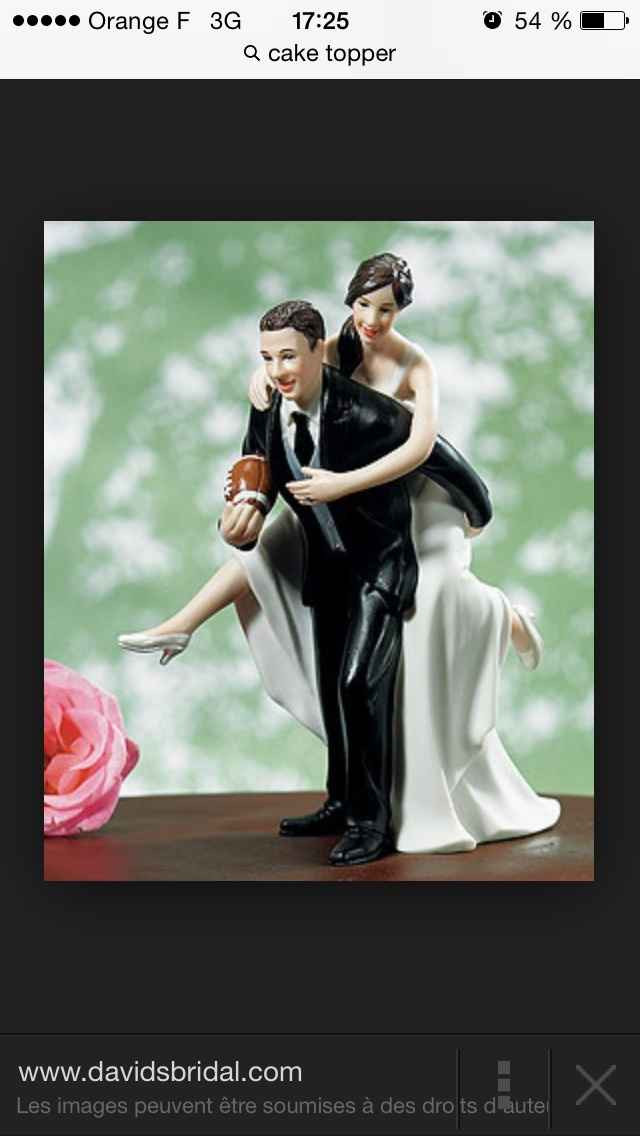 Idée pour figurine de la pièce montée