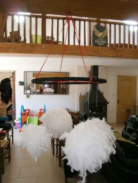 Mes suspensions de plumes 