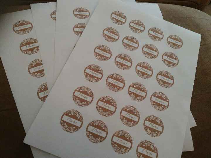  étiquettes autocollantes - 1