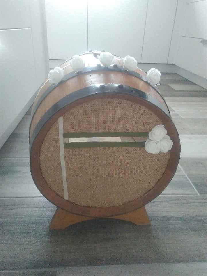 Début de la Customisation de l'urne, style champêtre - 1