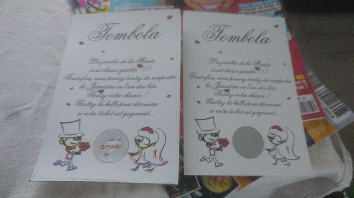 Tombola des mariés 2