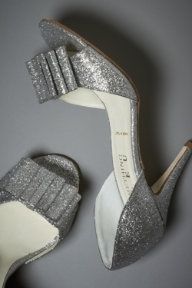 chaussures argent