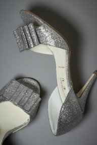 chaussures argent