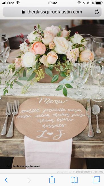 Avis décoration de table ? - 1