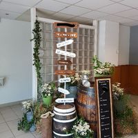 Déco entrée de la salle