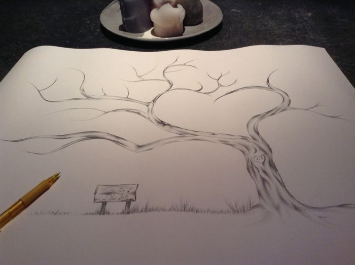 Arbre à empreintes. 