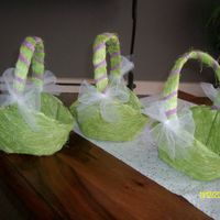 les paniers de pétales pour mes 3 loulous