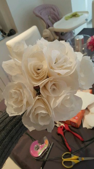 Roses en filtre à café - 1