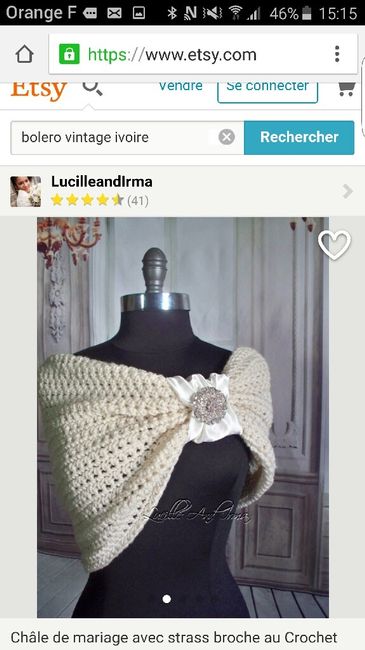 Besoin de votre avis / chale mariage - 3