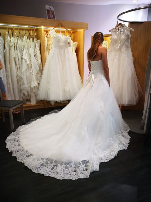 Robe de mariée sélectionnée !