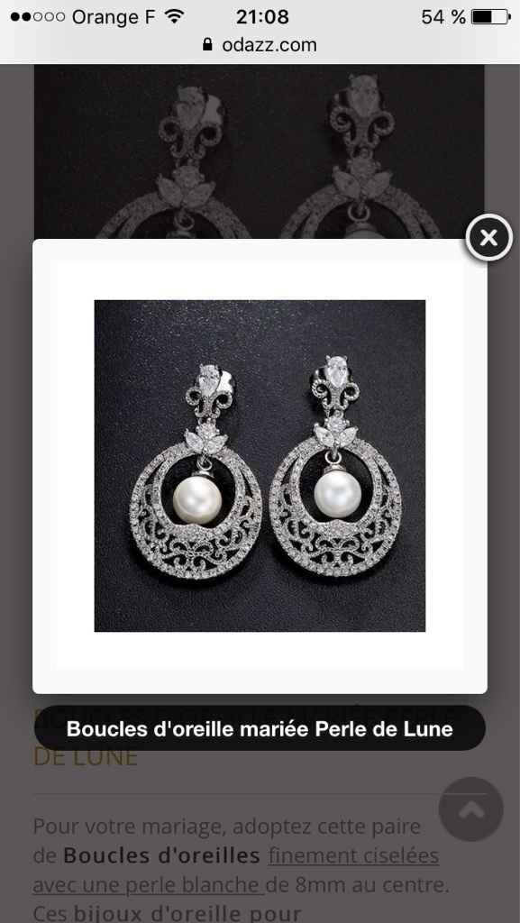 Quel genres de boucles d'oreilles ? - 1