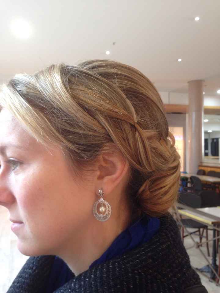 Essais  chignon et maquillage !! - 1