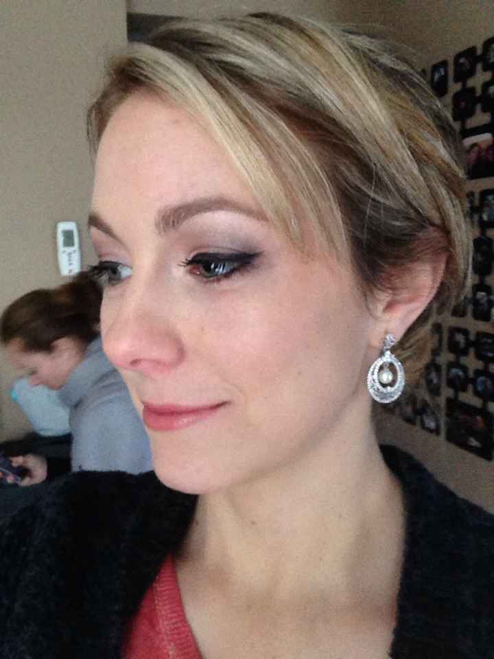 Essais  chignon et maquillage !! - 5