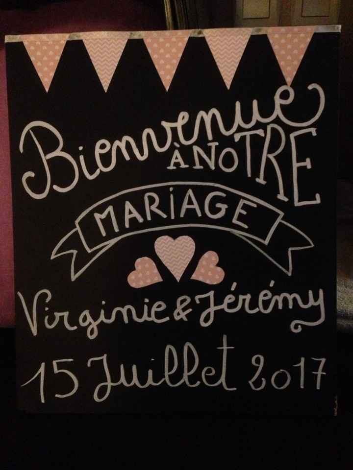 Mon tableau de bienvenue !! - 1