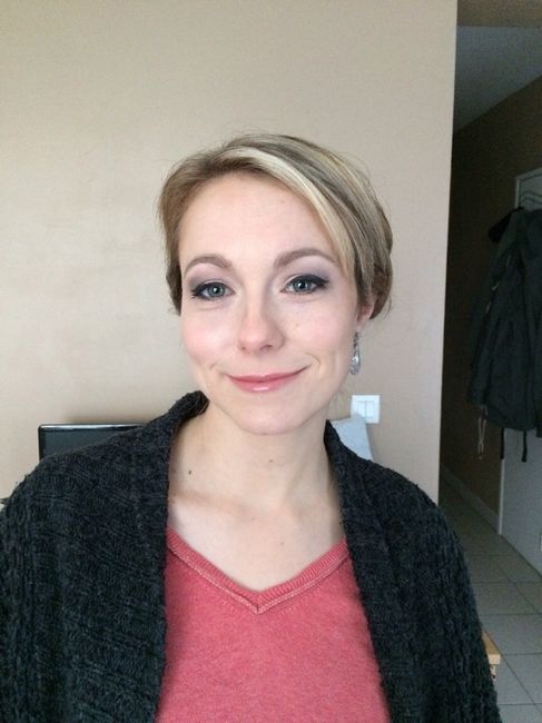 Essais  chignon et maquillage !! - 3