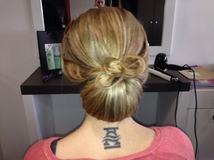 Essais  chignon et maquillage !! - 4