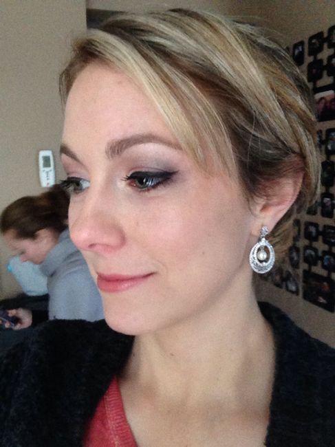 Essais  chignon et maquillage !! - 5
